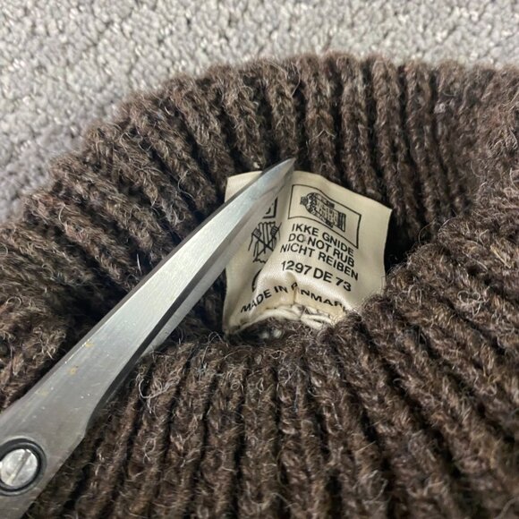 Runox Scandia Strik Sweater Women's Fair Isle Nordic Denmark Wool Fisherman - Picture 7 of 10